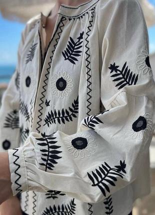 Блузка- накидка  вишита 🖤🖤🖤