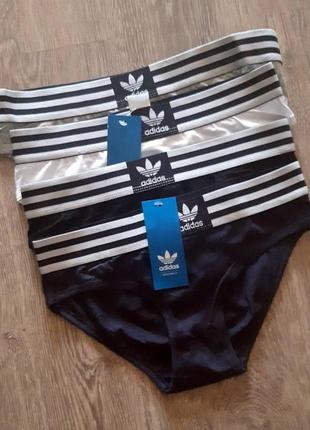 Трусы слипы  хлопок  adidas женские s-м