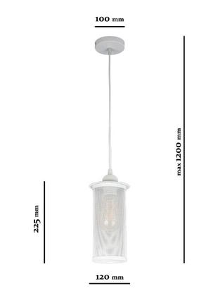 Люстры в стиле лофт levistella 907012f-1 wh