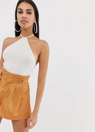 Світло бежевий боді asos