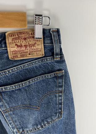Вінтажні джинси levi’s 505 vintage  made in usa5 фото
