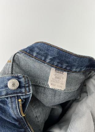 Вінтажні джинси levi’s 505 vintage  made in usa7 фото