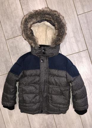 Классная, демисезонная курточка rebel 12-18 месяцев1 фото