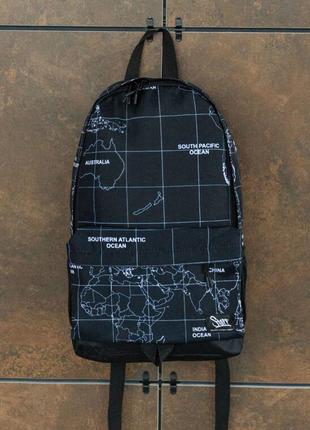 Чорний рюкзак з картою staff 15l map