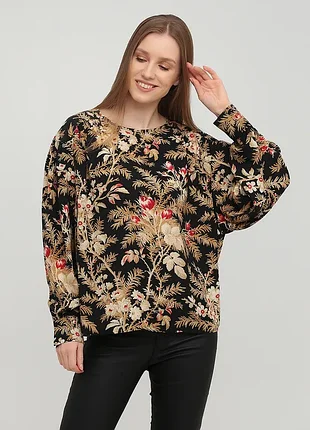 Блузка свободного кроя h&m новая (50-54)