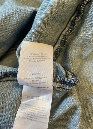 Тонка джинсова сорочка cheap monday 46 р10 фото