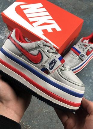 Женские стильные кроссовки \кеды найк nike vandal 2k silver.8 фото