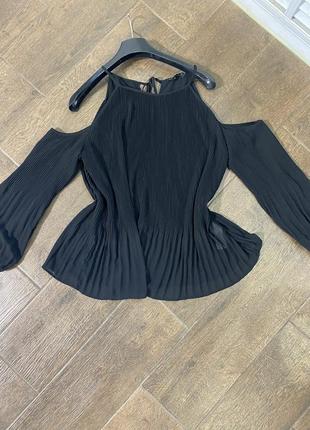 Блузка топ плиссе