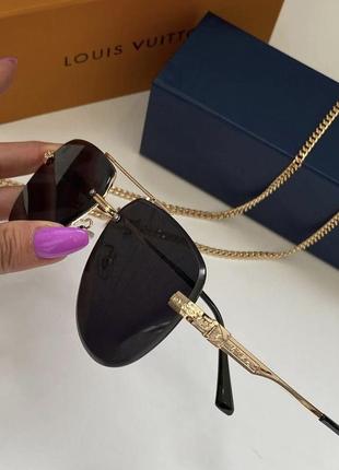 Солнцезащитные брендовые очки lv