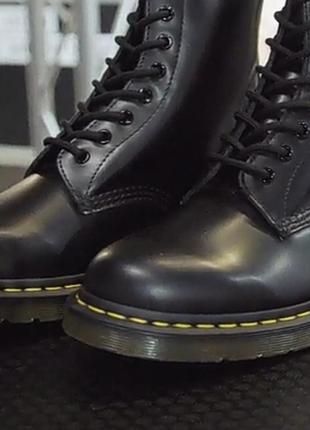 Черевикам dr. martens 1460 black smooth4 фото