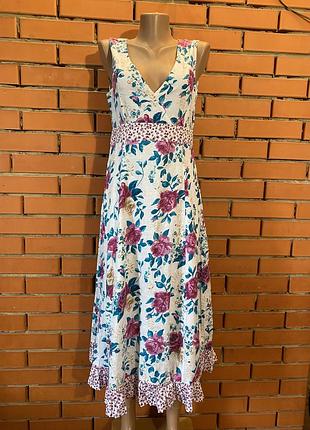 Тонкое батистое платье per una 44-46 г.