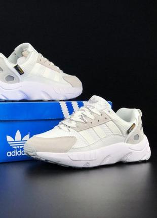 Кросівки adidas arkyn on feet and legs back side effects білі з бежевим\сірі