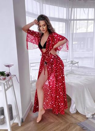 Жіноча пляжна туніка парео шифонова червона зелена жовта синя оранжева біла зебра літня