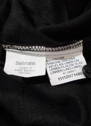 Нова сорочка чорна льон-віскоза 'steilmann' 48-50р5 фото