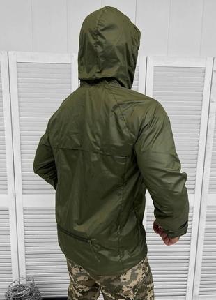 🔴 тактична компактна чоловіча куртка дощовик дождевик хаки хакі2 фото