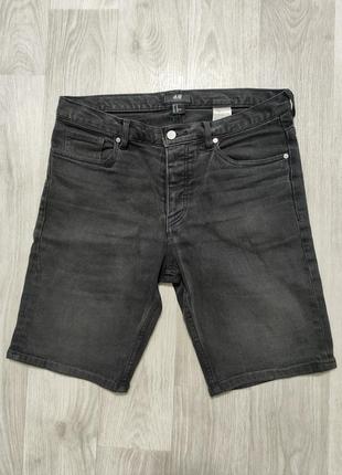 Чоловічі джинсові шорти h&m1 фото