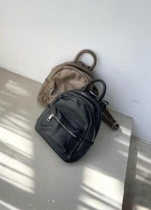 Женский рюкзак кожаный италия