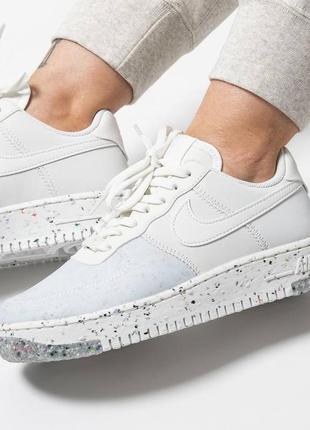 Кроссовки nike air force 1 crater'summit white'8 фото