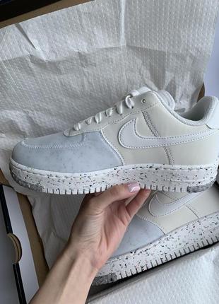 Кроссовки nike air force 1 crater'summit white'6 фото