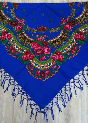 Украинский народный национальный платок, украинский платок, 120*120 см, разные цвета