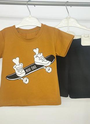 Детский костюм для мальчика, футболка шорты для мальчиков, летняя одежда для детей5 фото