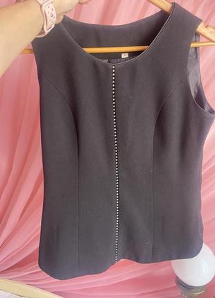 Ділова майка з піджаком 100грн /кофта/ блуза з коротким рукавом4 фото