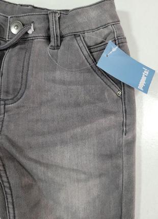 Штаны для мальчика серые джинс2 фото