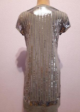 Нарядное трткотажнон платье туника6 фото