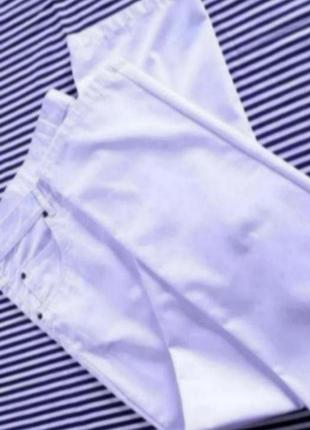 Классные белоснежные брюки.  54-56р (см.замеры)