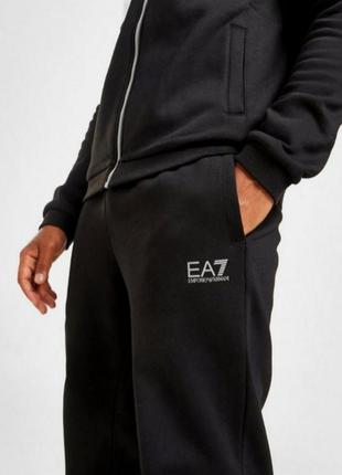 Ea7 костюм спортивний чоловічий ea7 colour block full zip hoodie tracksuit5 фото