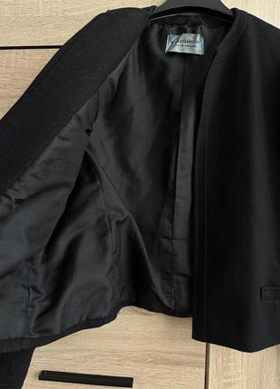 Жакет пиджак шерстяной размер s/m3 фото