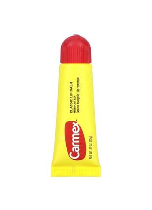 Класичний бальзам для губ, лікувальний, 10 г carmex classic lip balm2 фото