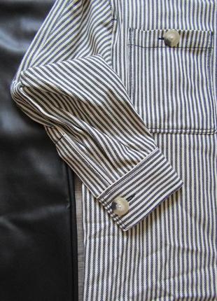 Куртка-сорочка zara у смужку розмір s та l оригінал 🔥wow sale🔥9 фото