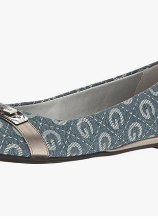 Джинсовые балетки g by guess farrah denim loafer оригинал лоферы туфли женские динс1 фото