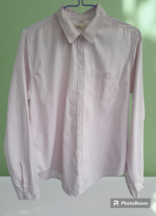 Нежно розовая рубашка блуза от hollister