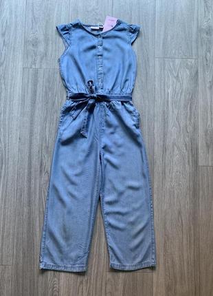 Легкий брючний комбінезон alive з тонкого джинсу на 9-10 років