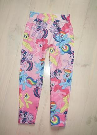 Лосини з яскравим принтом little pony 5-6 років