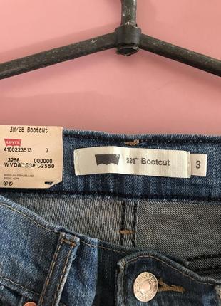 Джинсы bootcut levi’s размер 36 фото