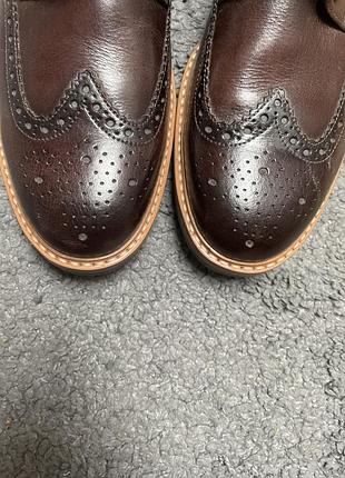 Туфли броги clarks 45 размер3 фото