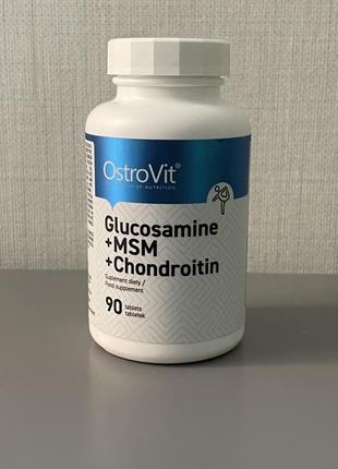 Для суставов и связок глюкозамин хондроитин мсм островит ostrovit glucosamine msm chondroitin 90 tab