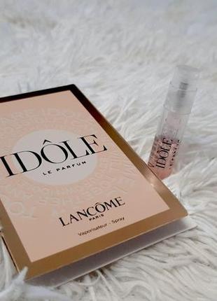 Lancome idole💥оригинал миниатюра пробник mini spray 1,2 мл книжка2 фото