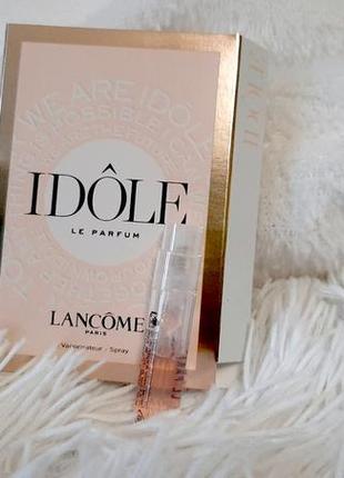 Lancome idole💥оригинал миниатюра пробник mini spray 1,2 мл книжка5 фото