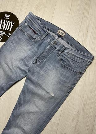Мужские премиальные джинсы tommy hilfiger selvedge, размер по факту 34 (l)2 фото