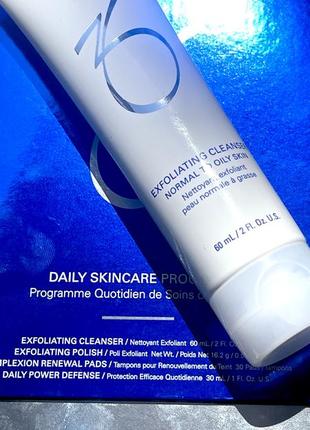 Очищаючий гель з відлущуючою дією exfoliating cleanser for normal to oily skin zein obagi 60 мл