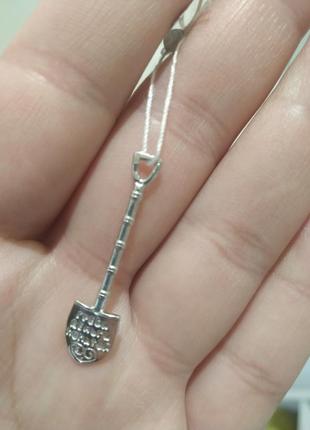 Серебряная лопата "греби деньги лопатой" подарок сувенир