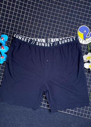 Піжамні шорти для чоловіків xl, 2xl / 100% бавовна / livergy1 фото