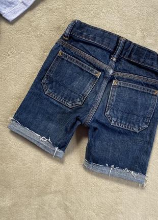 Костюм летний для мальчика, футболка и шорты джинсовые для мальчика5 фото