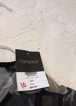 Платье сетка в принт от topshop2 фото