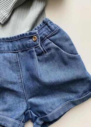 Джинсові шорти next на 12-18 місяців