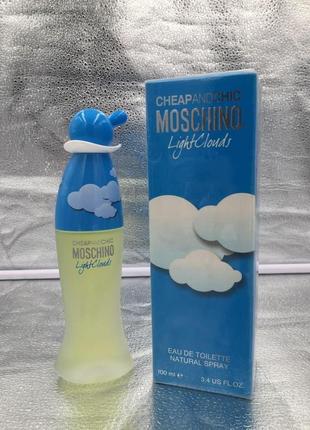 Туалетна вода moschino cheap and chic light clouds москино лайт клoудс 100 мл